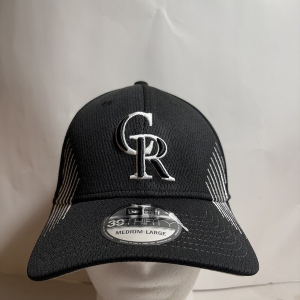 New Era 39Thirty Colorado Rookies Black MLB Hat NEW M/L
